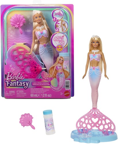 Barbie Bubble Sparkle Mermaid Doll