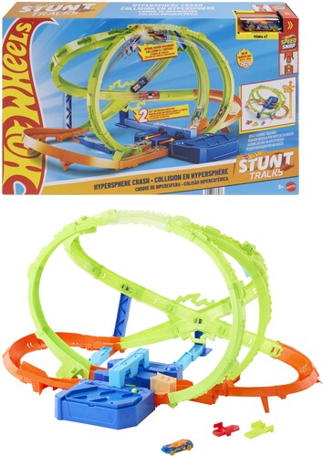 Hot Wheels Stunt Tracks Hypersphere Crash