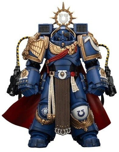 Warhammer 40K: Space Marine 2 - Ultramarines: Marneus Calgar Chapter Master with MKX Gravis Armour & Gauntlets of Ultramar 1/18 Action Figure