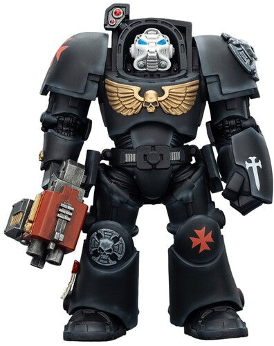 Warhammer 40K - Black Templars: Terminator 2 with Power Fist & Storm Bolter 1/18 Action Figure