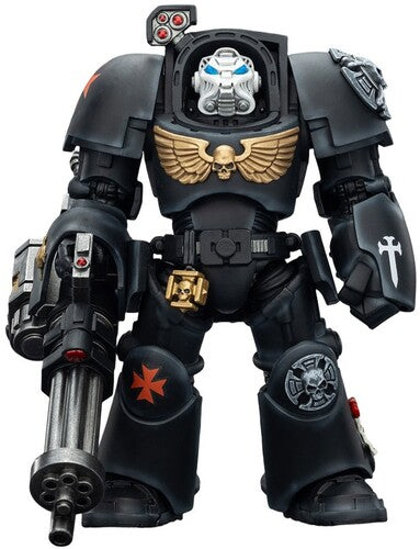 Warhammer 40K - Black Templars: Terminator 3 with Power Fist & Assault Cannon 1/18 Action Figure
