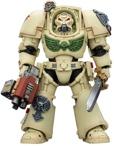 Warhammer 40K - Dark Angels: Deathwing Terminator 1 with Power Sword & Storm Bolter 1/18 Action Figure