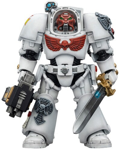 Warhammer 40K - White Scars: Terminator 1 with Power Sword & Storm Bolter 1/18 Action Figure