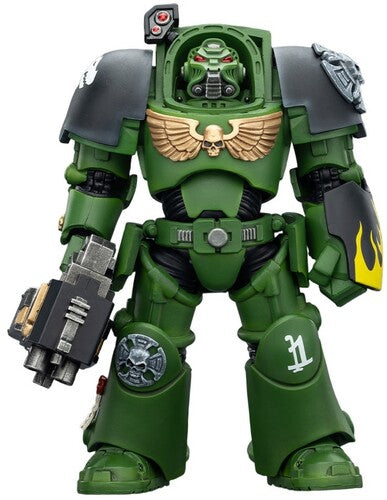 Warhammer 40K - Salamanders: Terminator 2 with Power Fist & Storm Bolter 1/18 Action Figure