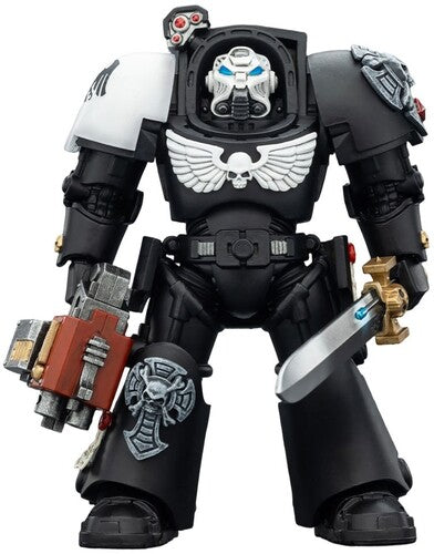 Warhammer 40K - Raven Guard: Terminator 1 with Power Sword & Storm Bolter 1/18 Action Figure
