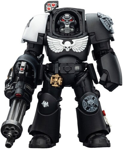 Warhammer 40K - Raven Guard: Terminator 3 with Power Fist & Assault Cannon 1/18 Action Figure