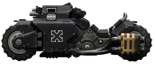 Warhammer 40K - Raven Guard: Raider-Pattern Combat Bike with Twin-Linked Bolt Rifles 1/18 Vehicle