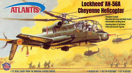 Lockheed AH-56A Cheyenne Helicopter 1/72 Scale Model Kit