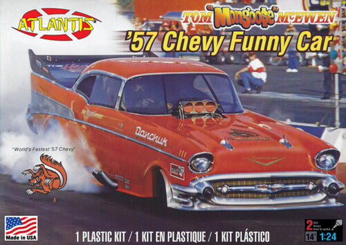 Tom Mongoose McEwen's 1957 Chevrolet Funny Car World's Fastest '57 Chevy 1/24 Scale Model Kit