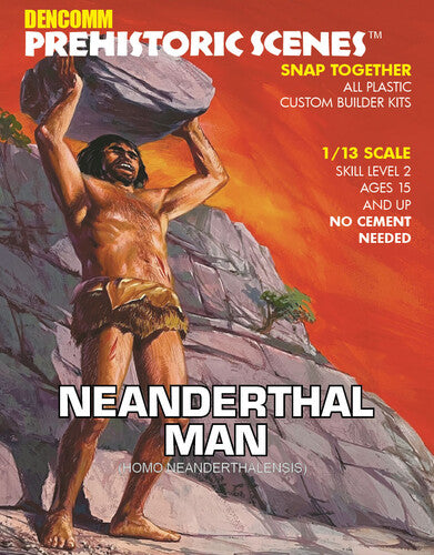 DENCOMM Prehistoric Scenes - Neanderthal Man - 55th Anniversary New Era Limited Edition 1/13 Scale Model Kit