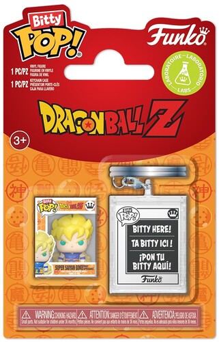 Funko Bitty POP! & Accessory: Dragon Ball Z - Super Saiyan Goku with Keychain
