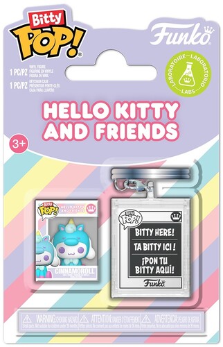 Funko Bitty POP! & Accessory: Sanrio - Cinnamoroll with Keychain (Hello Kitty)