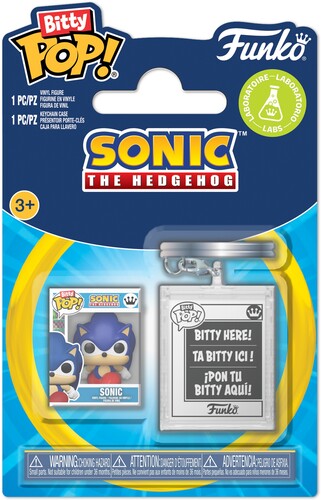 Funko Bitty POP! & Accessory: Sonic - Sonic with Keychain