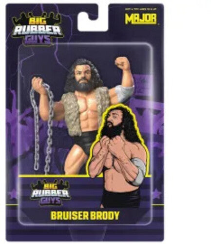 Big Rubber Guys Wrestling Brusier Brody 8 Figure