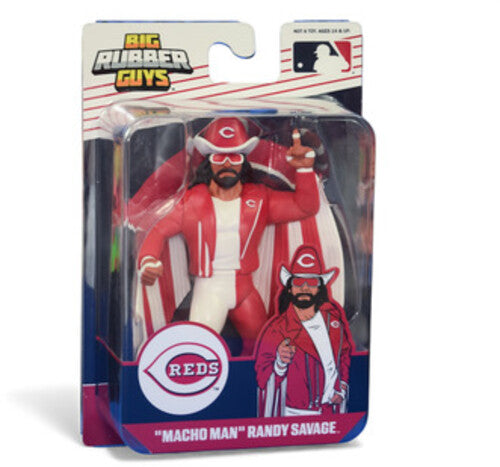 Big Rubber Guys Macho Man Randy Savage - MLB Cincinatti Reds 8 Figure