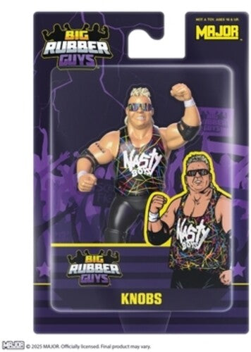 Big Rubber Guys Wrestling Nasty Boys Knobs 8 Inch Figure