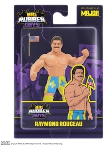 Big Rubber Guys Wrestling Ray Rougeau 8 Inch Figure