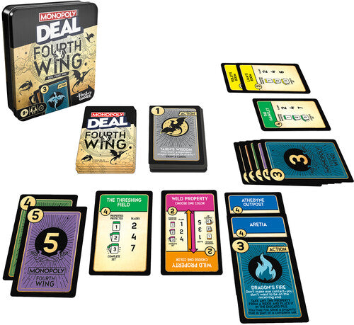 Monopoly Deal: Fourth Wing (Empyrean Series) - Card Game