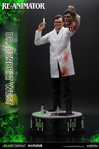 Re-Animator Dr Herbert West 1/4 Scale Plus Format Statue
