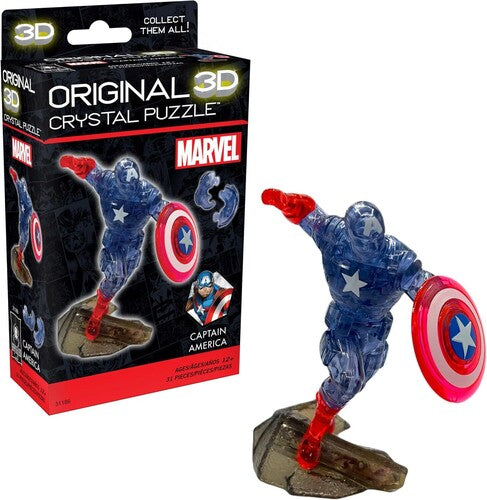 BEPUZZLED - Marvel - Captain America 3D Crystal puzzle