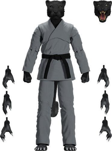 Jiu Jitsu Combat Creatures - Paulo The Panther Action Figure - Gray Gi