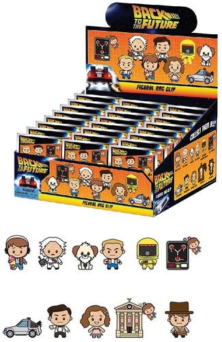 Back To The Future (40th Anniversary) - 3D Foam Bag Clip - 24pc Blind Bag PDQ