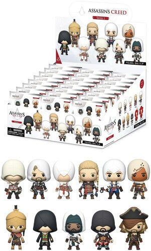 Assassin's Creed - 3D Foam Bag Clip Series 1 - 24pc Blind Bag PDQ
