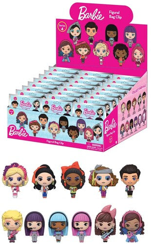 Barbie - 3D Foam Bag Clip Series 4 - 24pc Blind Bag PDQ