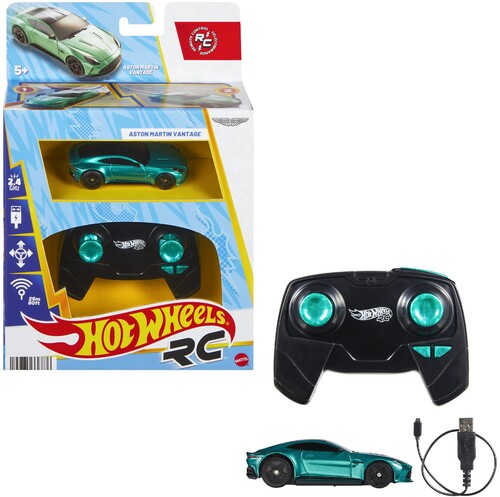 Hot Wheels RC 1:64 Scale Aston Martin Vantage Vehicle