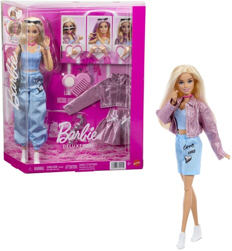 Barbie Deluxe Style Fashion Build Up Doll and Accessories