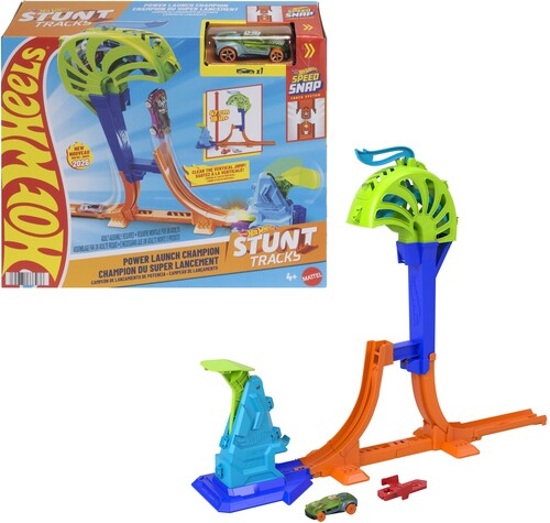 Hot Wheels Stunt Tracks Power Launch Champion
