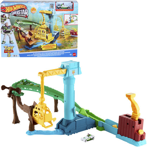 Hot Wheels Superstar Speeders Hi-Tech Buzz Lightyear's Star Command Adventure Track Set