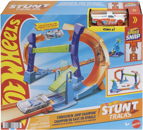 Hot Wheels Stunt Tracks Corckscrew Jump Champion