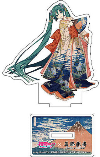 Hatsune Miku x Katsushika Hokusai iXima - Die-Cut Acrylic Stand - Fine Wind Clear Morning