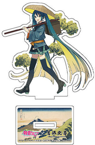 Hatsune Miku x Katsushika Hokusai iXima - Die-Cut Acrylic Stand - Inume Pass in Kai Province