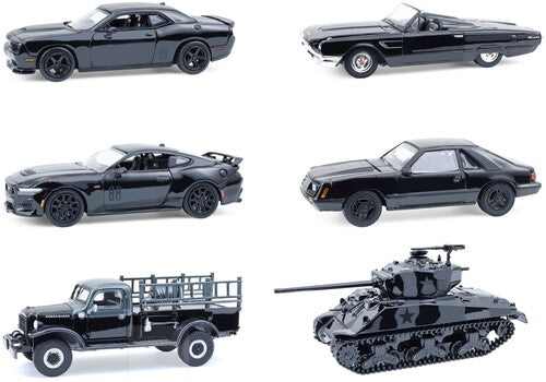 1:64 Black Bandit series 30 - 6 Pack Die-Cast Car Assortment