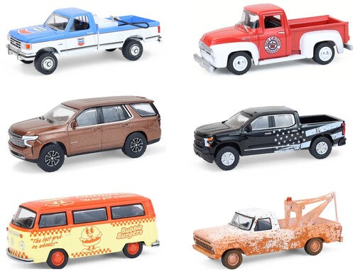1:64 Blue Collar Collection Series 14 - 6 Pack Die-Cast Car Assortment