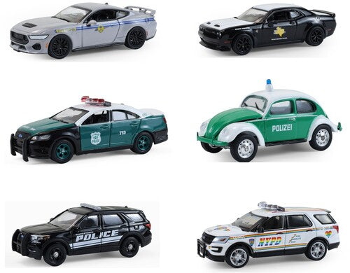 1:64 Hot Pursuit Series 47 - 6 Pack Die-Cast Car Assortment