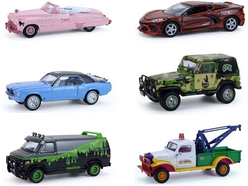 1:64 Garbage Pail Kids Series 8 - 6 Pack Die-Cast Car Assortment
