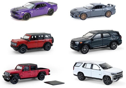 1:64 Showroom Floor Series 7 - 6 Pack Die-Cast Car Assortment