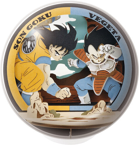 Ensky - Dragon Ball Z - PTB-15X Son Goku vs Vegeta Paper Theater Ball
