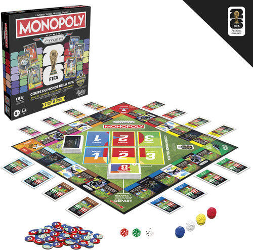 Monopoly: Panini Prizm: FIFA World Cup - Board Game with Trading Cards