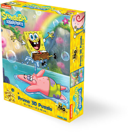 SpongeBob Squarepants and Patrick 150pc 18x12 in 3D Lenticular Puzzle