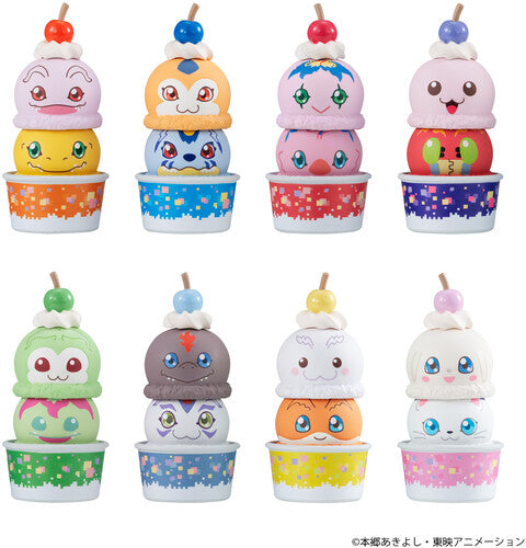 Megahouse - Digimon - Stack Up & Change - Digimon Adventure Tsumichen figure 8ct PDQ