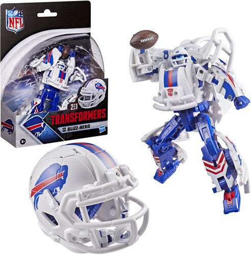Transformers x NFL - Buffalo Bills - Blizz-herd Helmet Action Figure