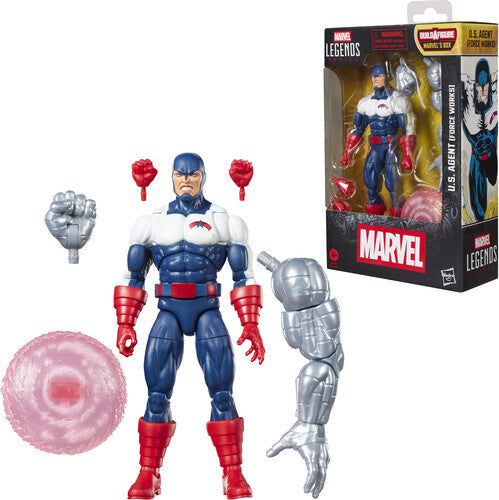 Avengers - Marvel Legends - U.S. Agent (Force Works) Action Figure & Box BAF Part