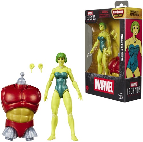 Alpha Flight - Marvel Legends - Marvel's Marrina Action Figure & Box BAF Part