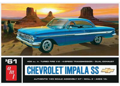 AMT 1961 Chevy Impala SS 1/25 Scale Model Kit