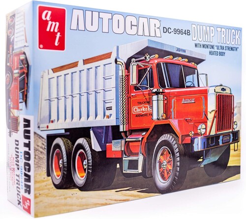 AMT Autocar Dump Truck 1/25 Scale Model Kit