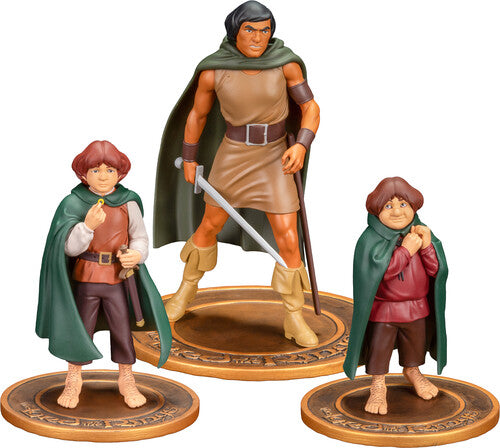 The Lord of the Rings Animated Film - PVC 3-Figure Set (Frodo, Aragorn and Samwise)